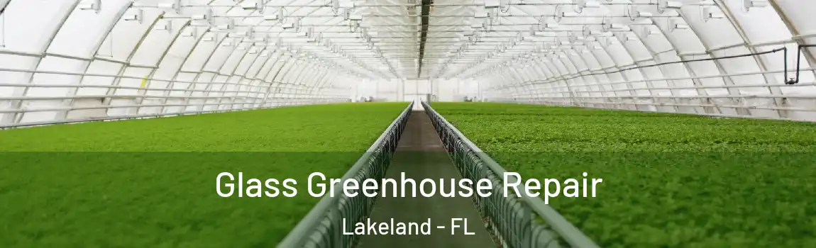  Glass Greenhouse Repair Lakeland - FL